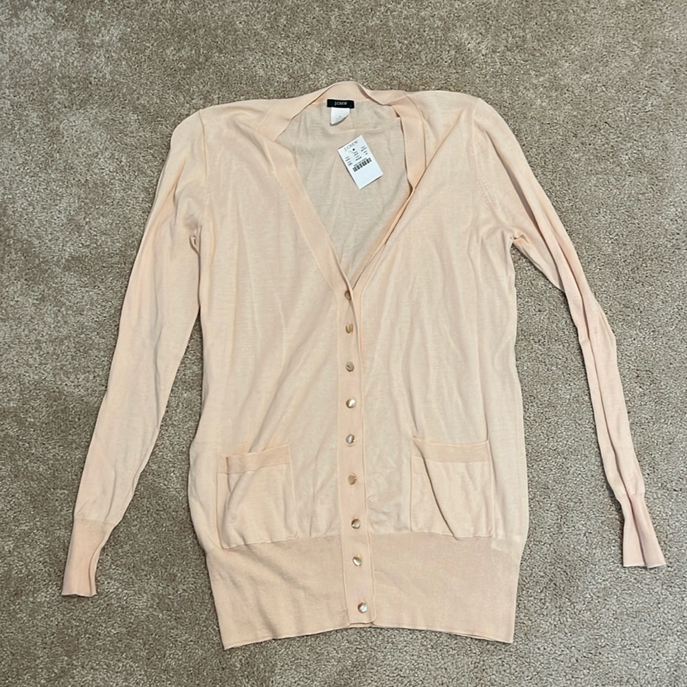 NWT J. crew Cotton Cardigan